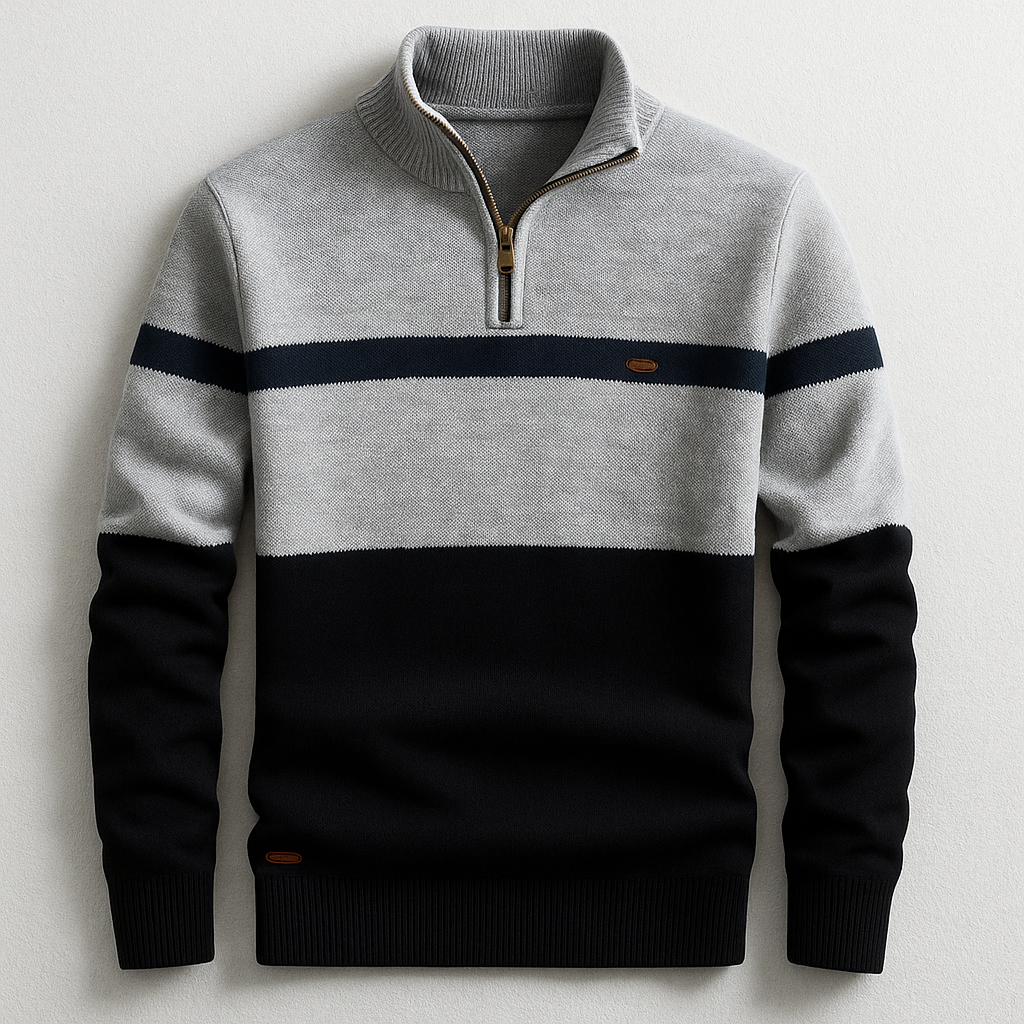 Renato | Jersey Elegante con Cremallera