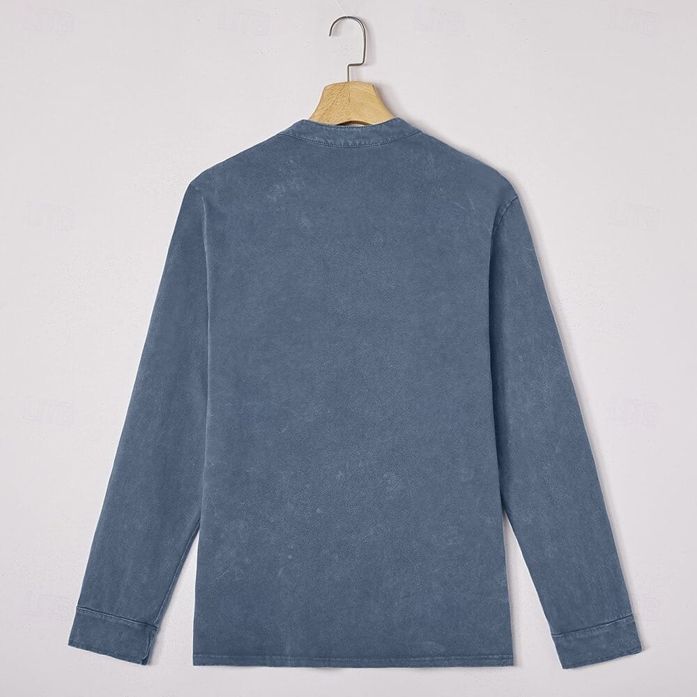 Gabriel | Camiseta Henley de Manga Larga