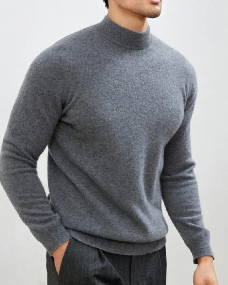 Eduardo | Jersey de Cuello Vuelto Refinado