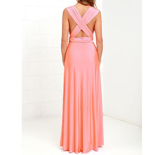 Vestido Largo Multiposición Convertible – Estilo Bohemio