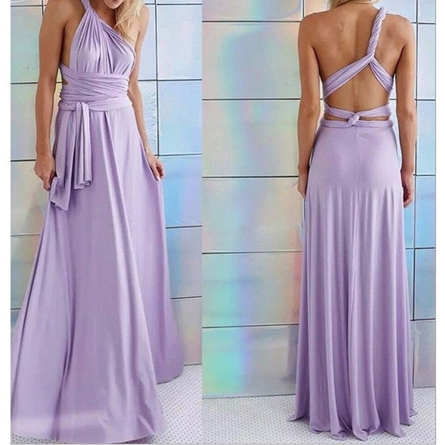 Vestido Largo Multiposición Convertible – Estilo Bohemio