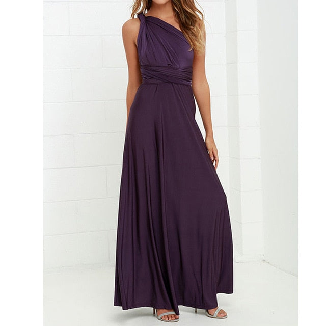 Vestido Largo Multiposición Convertible – Estilo Bohemio